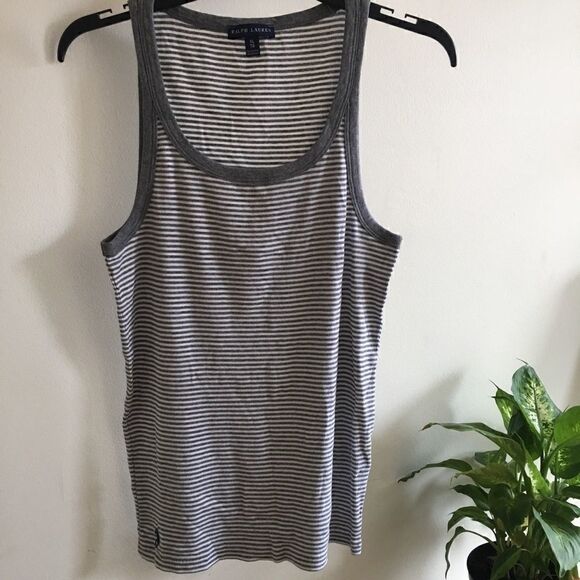 Authentic Ralph Lauren Soft ribbed Logo Tank - Picture 3 of 4